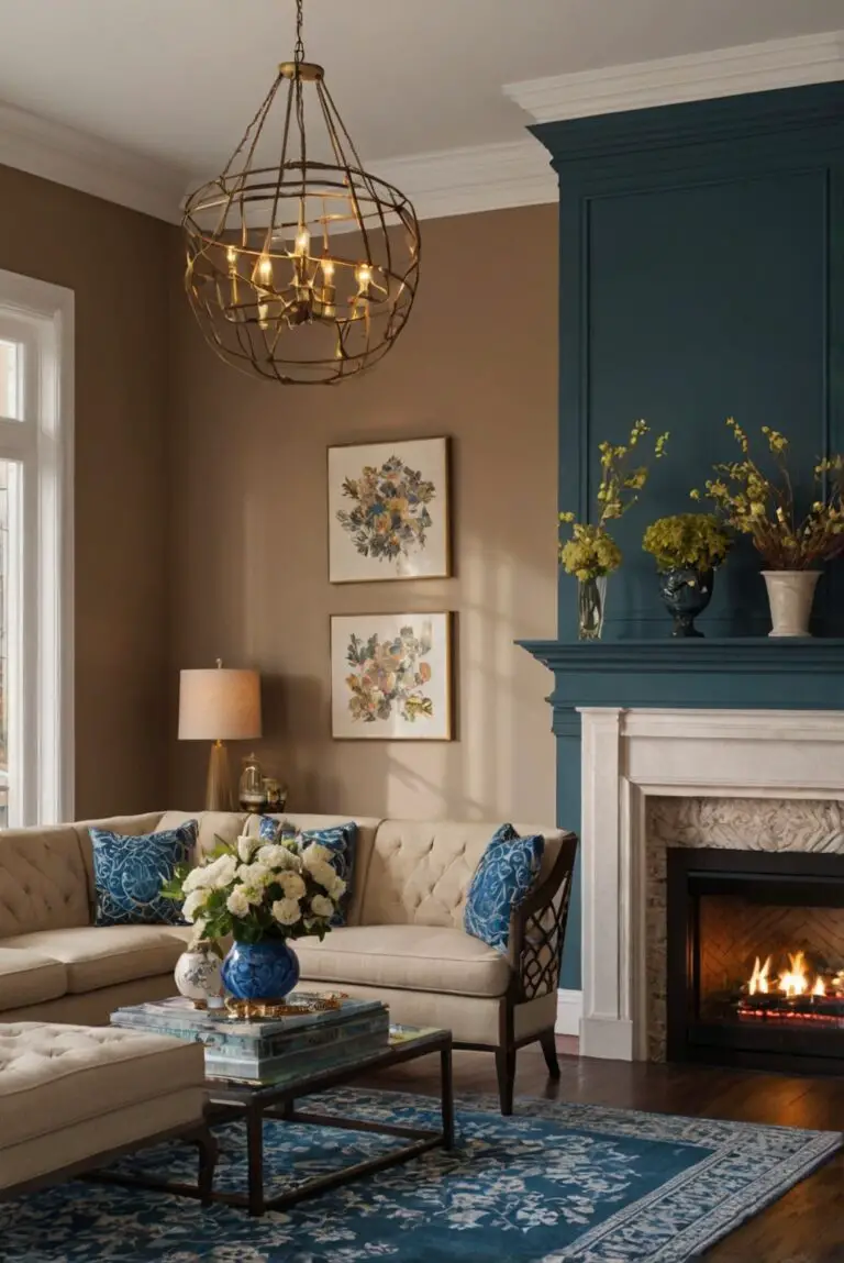 What Are the Best Color Combinations for a Living Room with a Fireplace ...