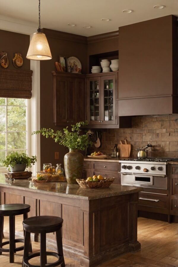 What’s your favorite way to use brown in the kitchen? - West Pear Interiors