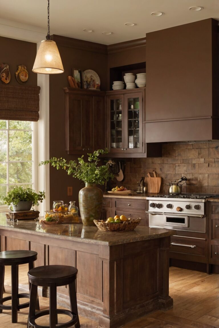 What’s your favorite way to use brown in the kitchen? - West Pear Interiors