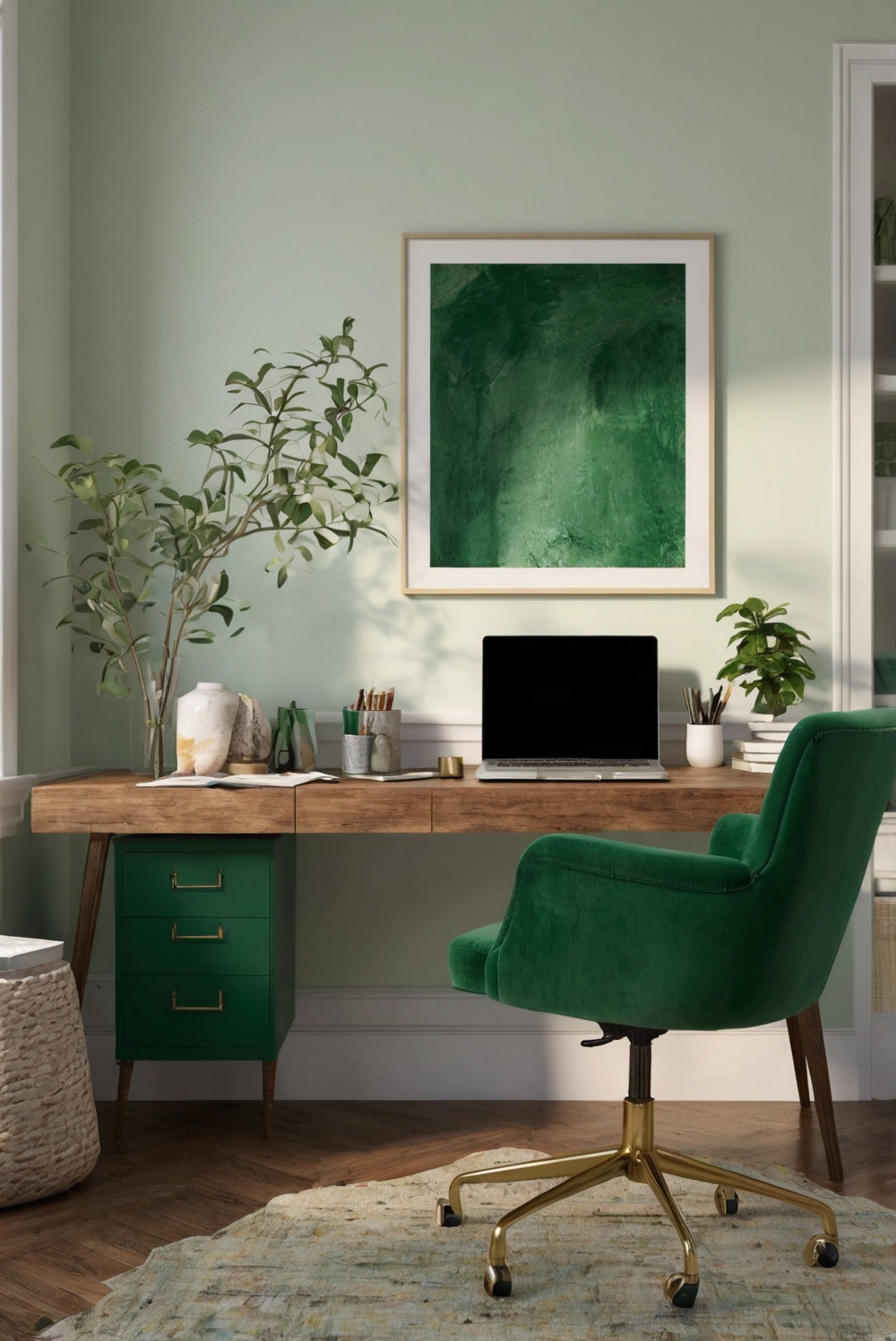 What’s your favorite way to use green in the home office? - West Pear ...