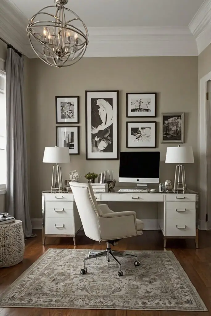 chrome office decor,chrome desk accessories,chrome home office furniture,silver office accessories