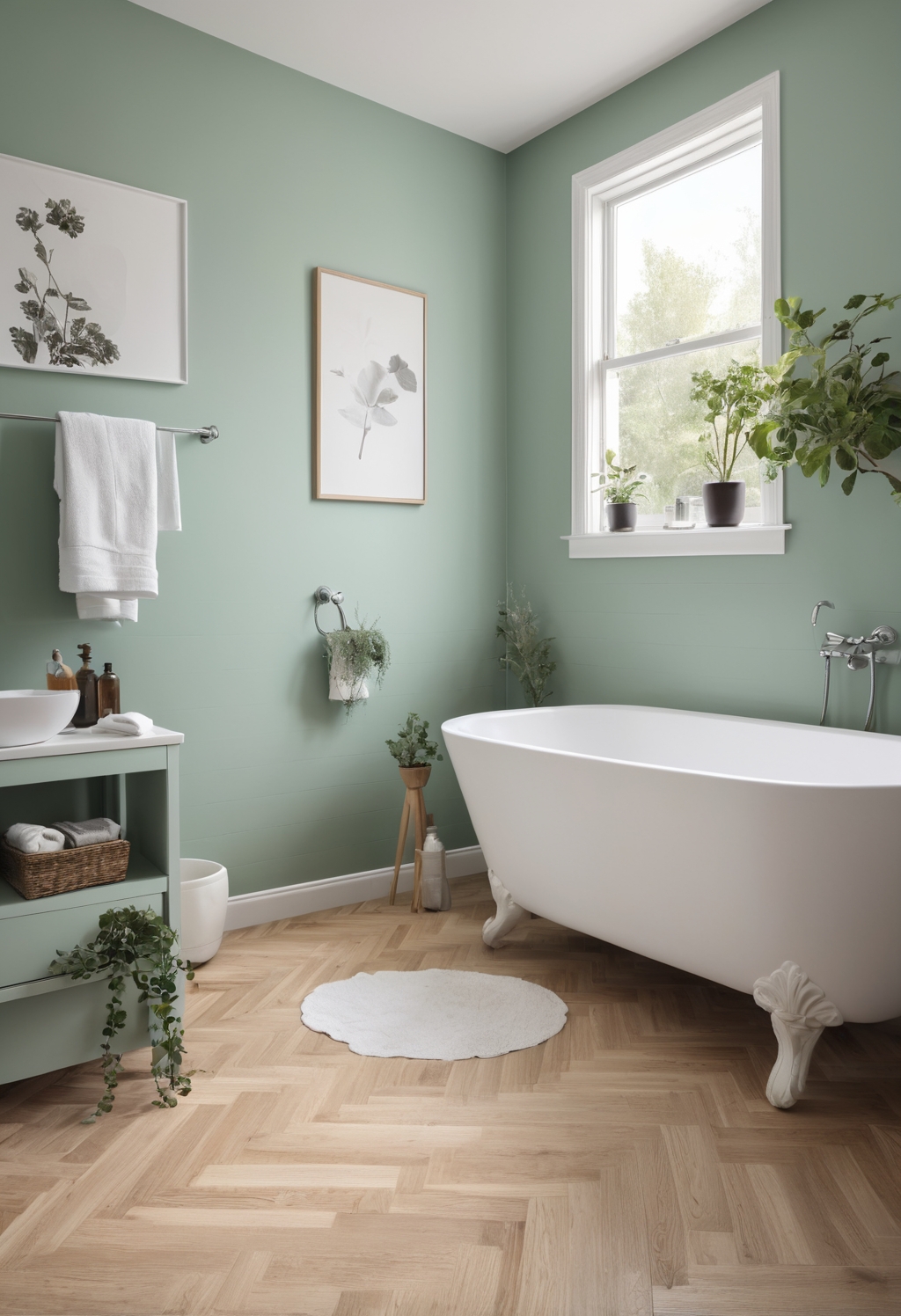 Refresh Your Bathroom with 2024's Minted Paint Trend