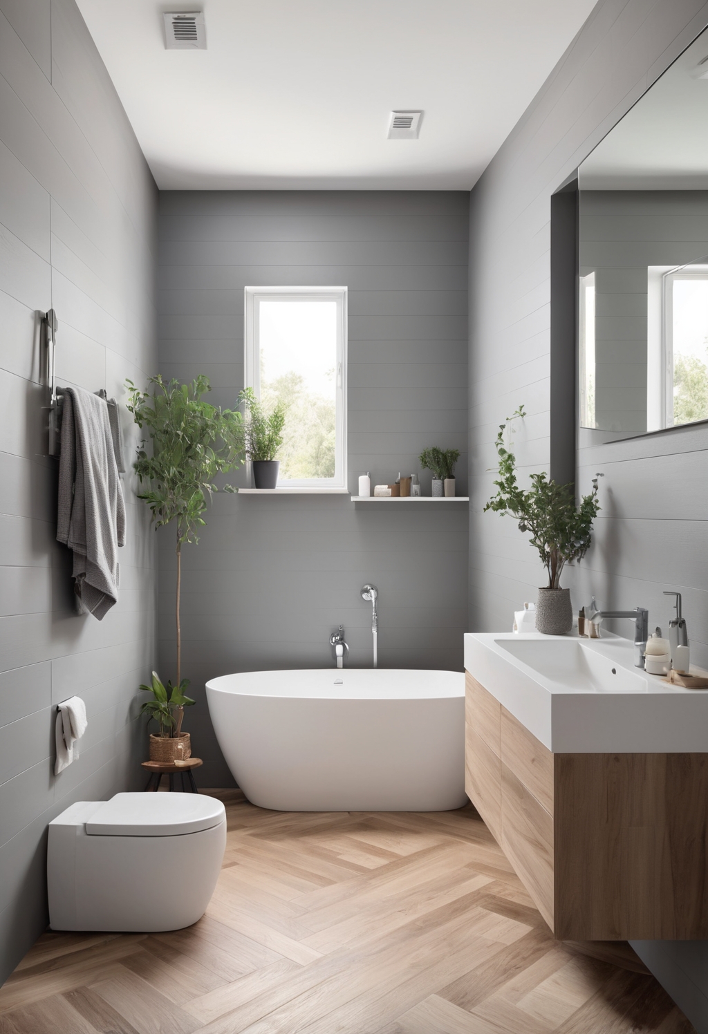 Elevate Your Bathroom with 2024's Chic Network Gray Paint