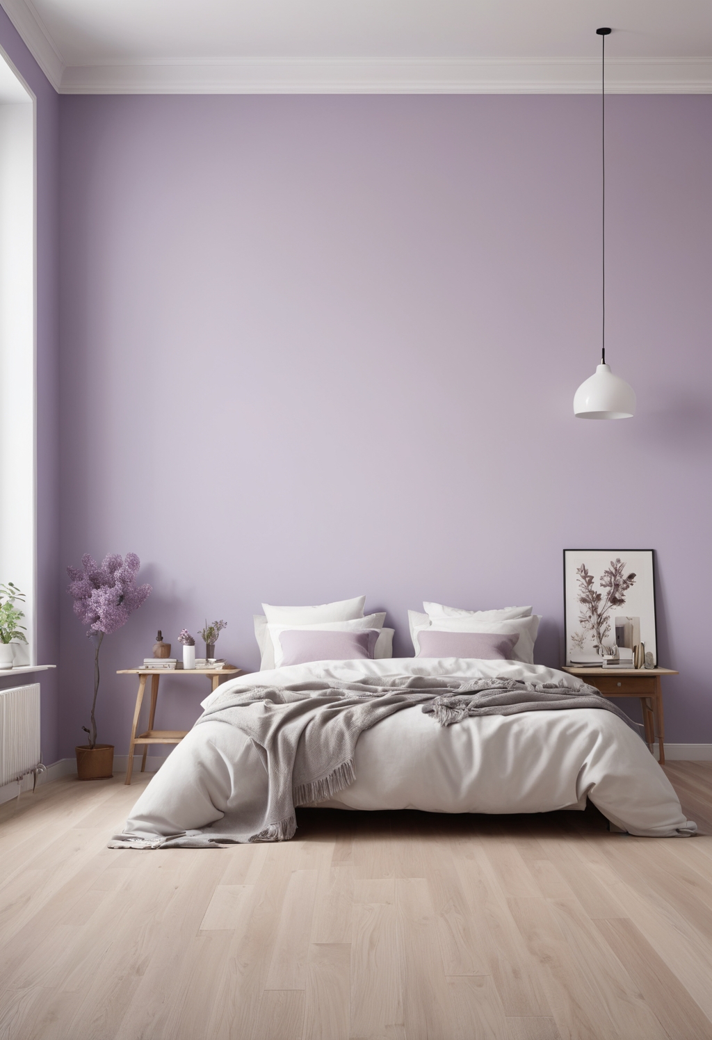 Elegant Escapes: Forever Lilac Paint for Modern Bedrooms in 2024