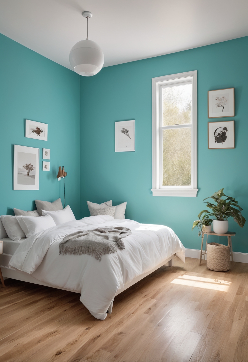 Revitalize Your Bedroom with 2024's Nifty Turquoise Paint