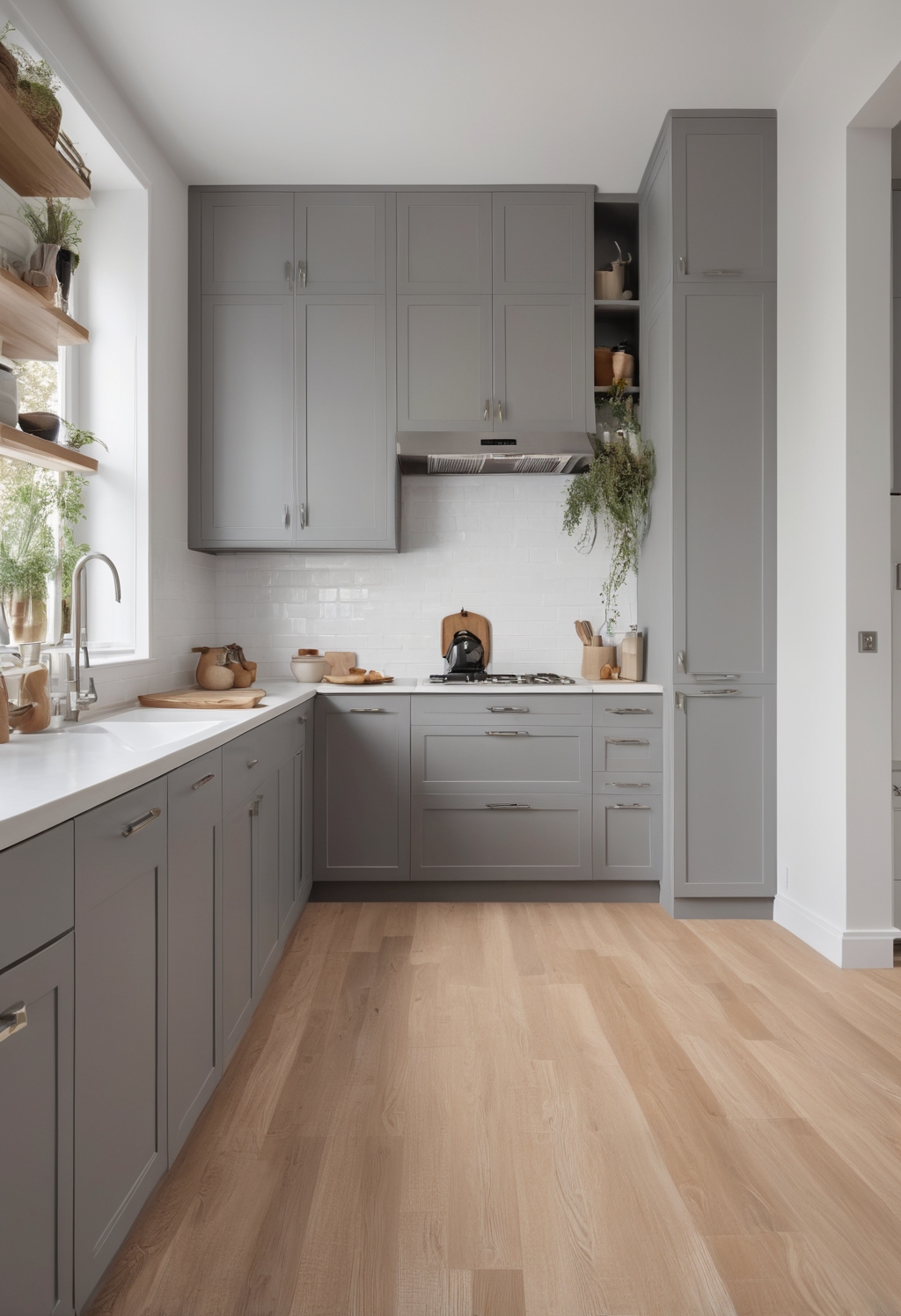 Refined and Radiant: Network Gray Paint Trends for Kitchens in 2024