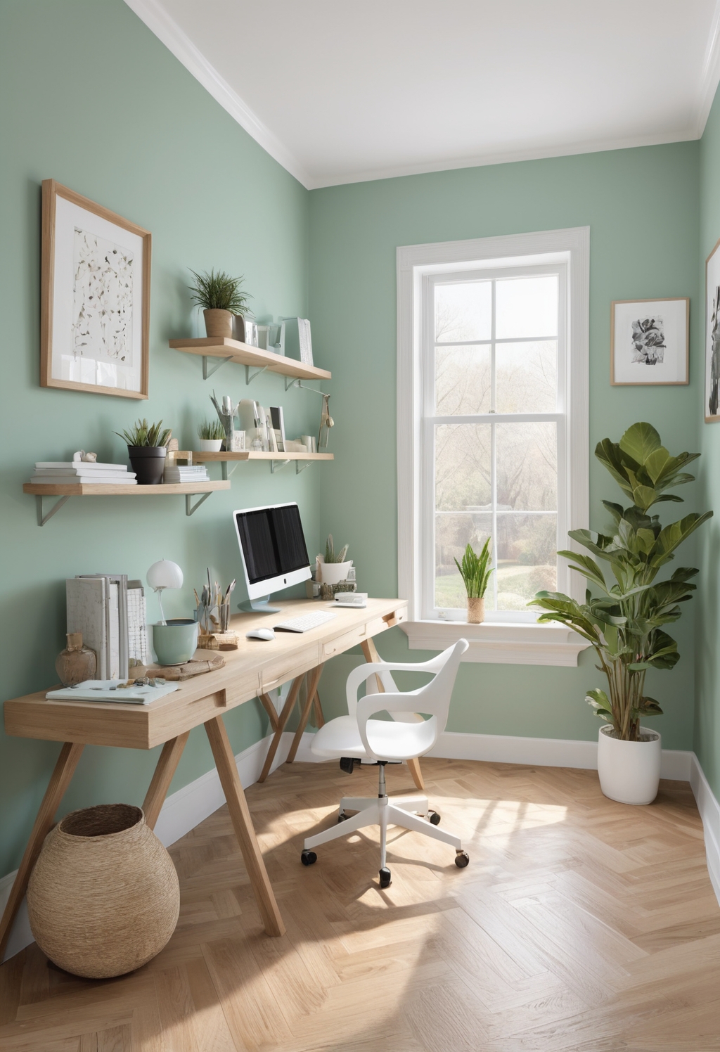 Revamp Your Workspace: Modernize with 2024's Minted Paint