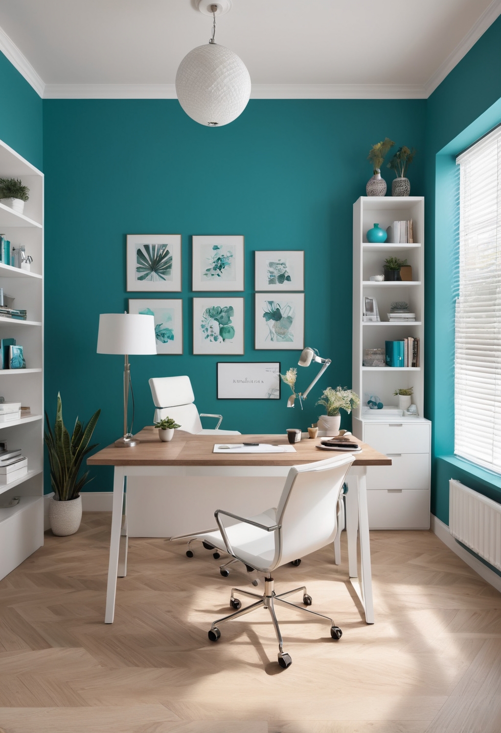 Revitalize Your Workspace with 2024's Vibrant Nifty Turquoise Paint