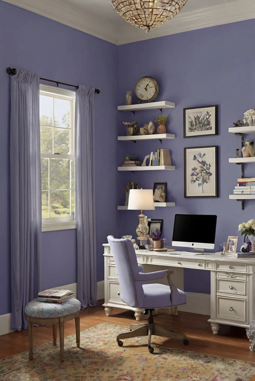 How do you choose a color scheme that complements your home office ...