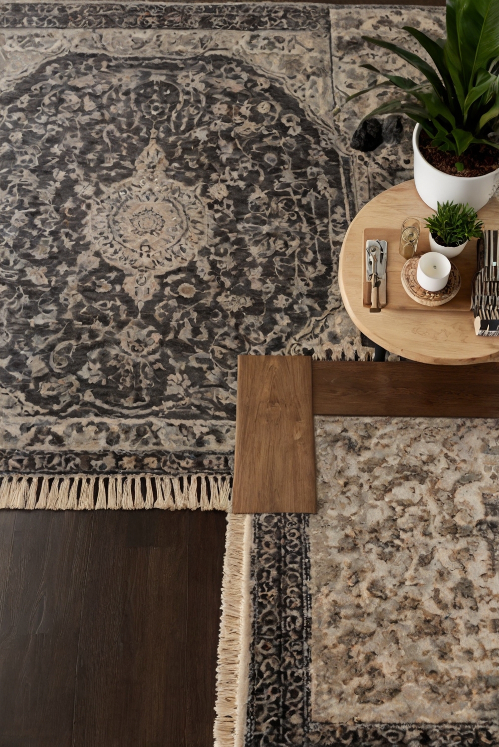 How to Choose the Right Rug Texture for a Boho Glam Living Room? - West ...