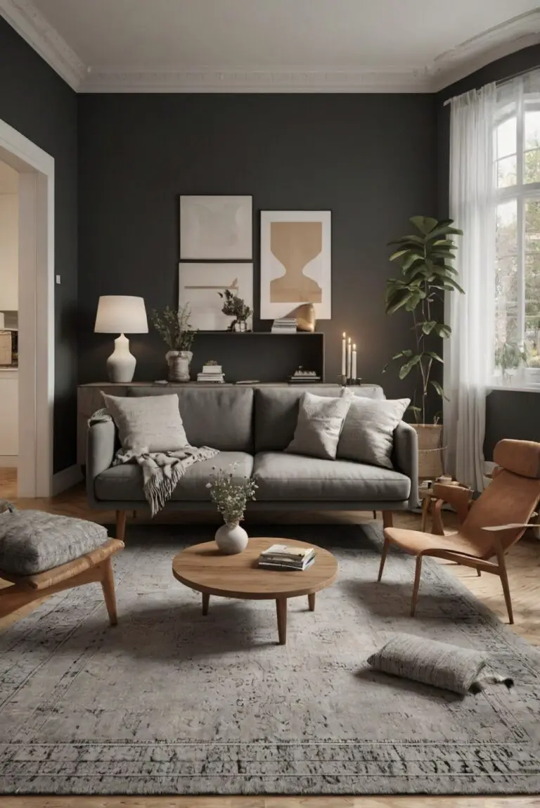 How to Design a Scandinavian-Inspired Living Room with a Neutral Rug ...