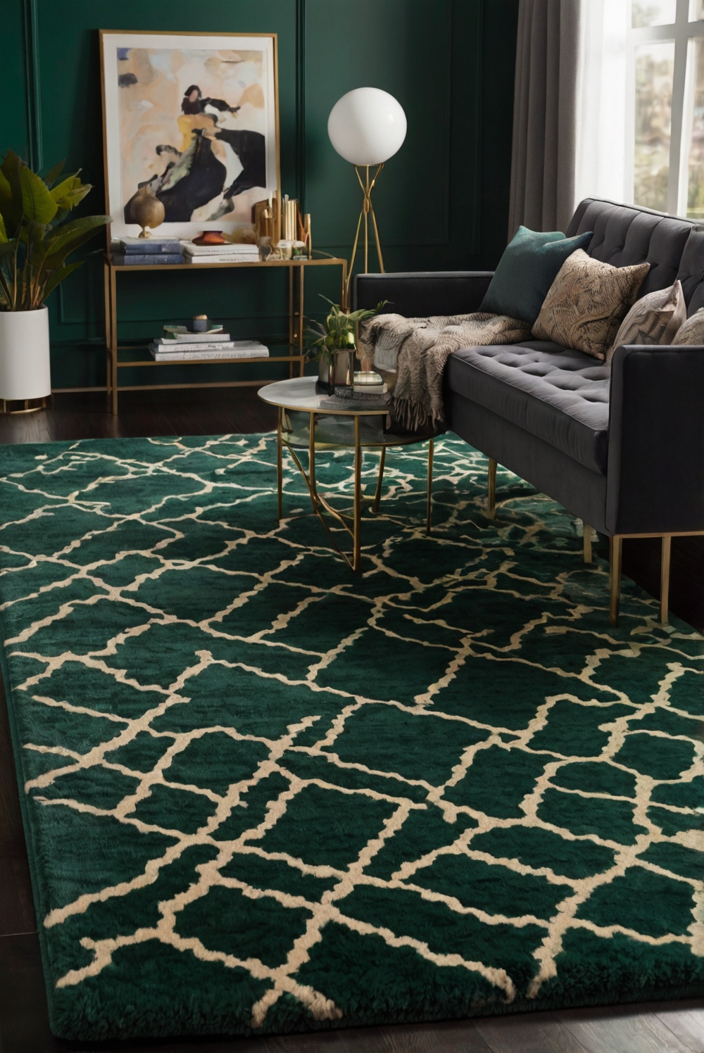 Lounge Rug Design Pattern What Are the Best Rug Patterns for a Modern Glam Living Room? - West ...