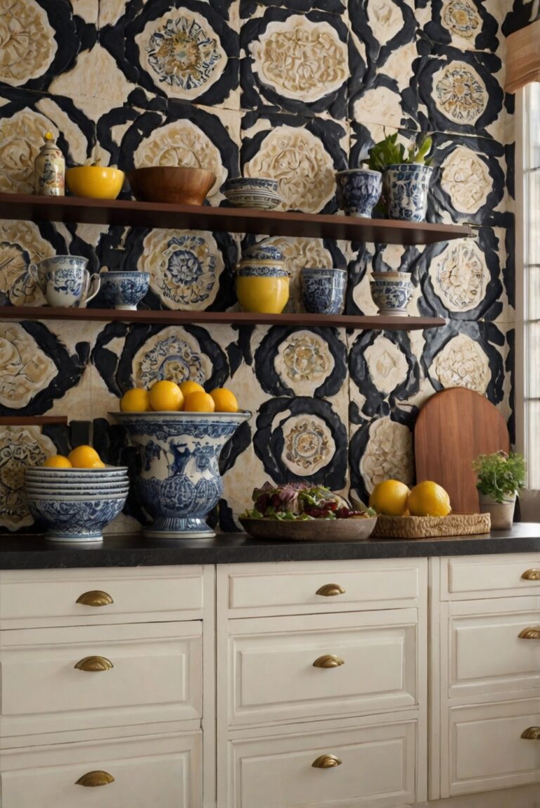 Kitchern Pattern What are some ways to incorporate bold patterns and textures into your ...