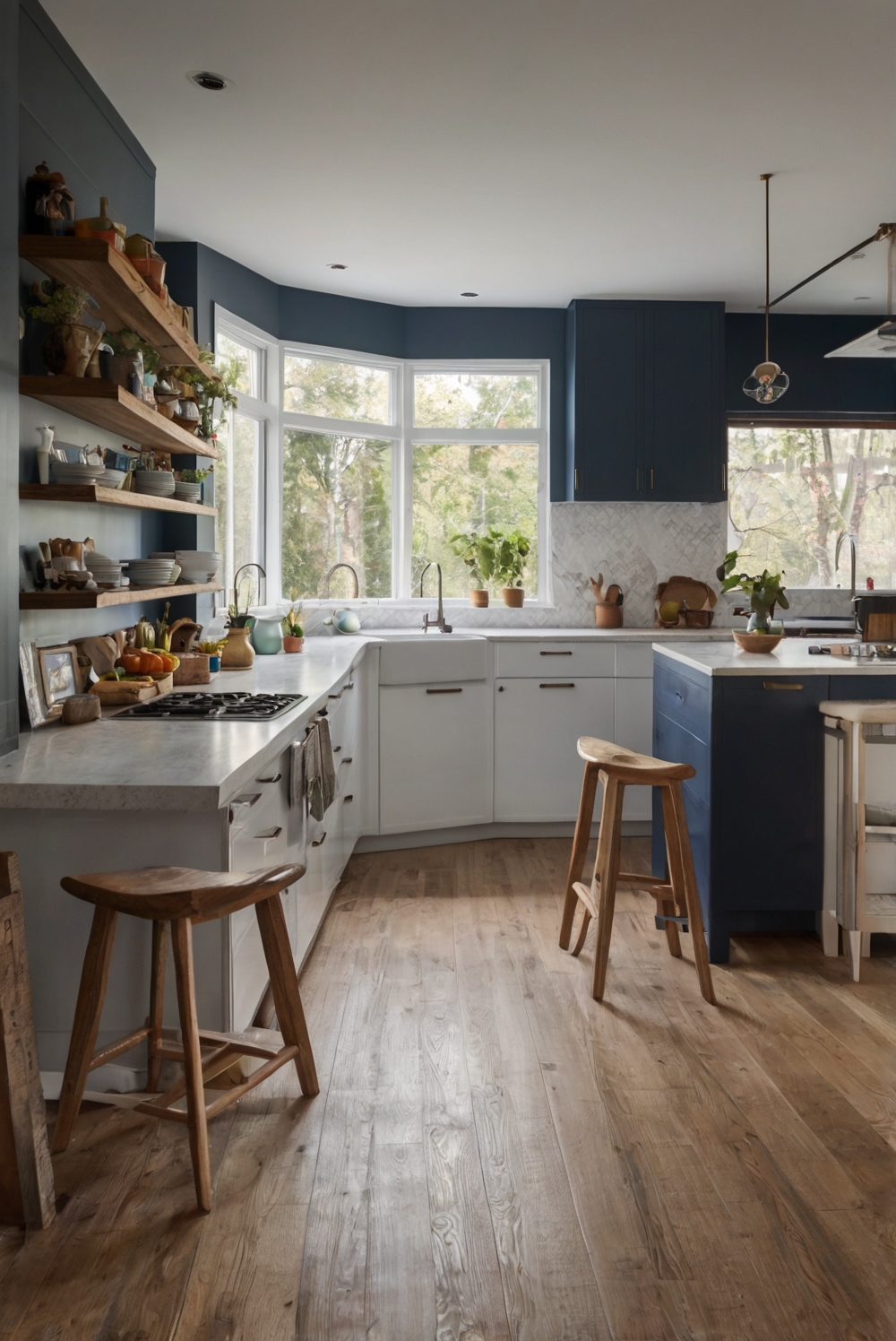 Is BALLET WHITE (OC-9) wall paint good for Kitchen with oak wood ...