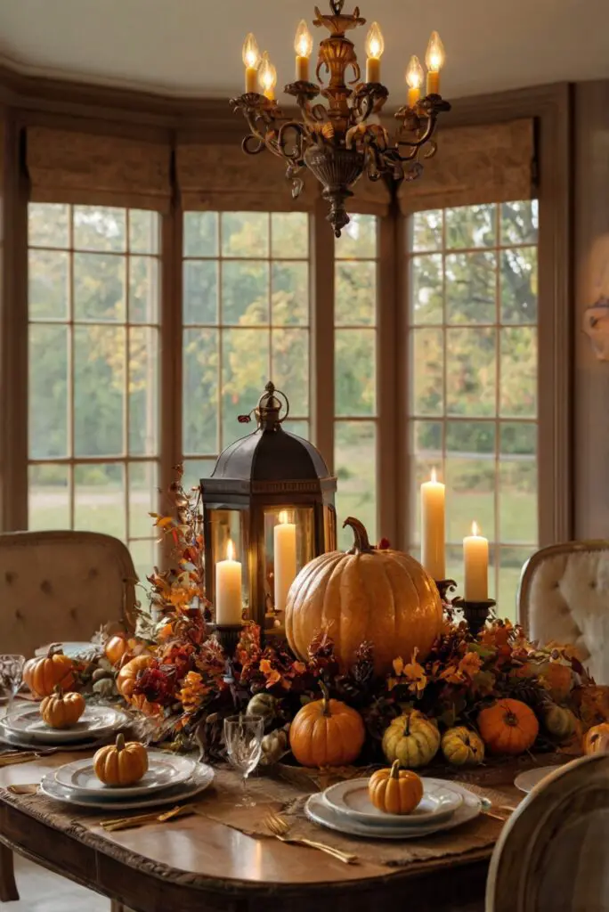 Thanksgiving home decor, Thanksgiving table settings, Thanksgiving centerpiece ideas, Thanksgiving living room decor, Elegant Thanksgiving decorations