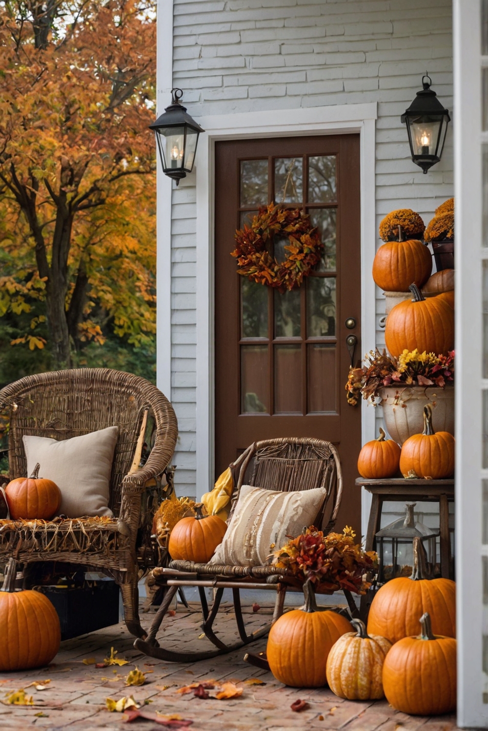 Stunning Fall Porch Decor Ideas to Try This Season - West Pear Interiors