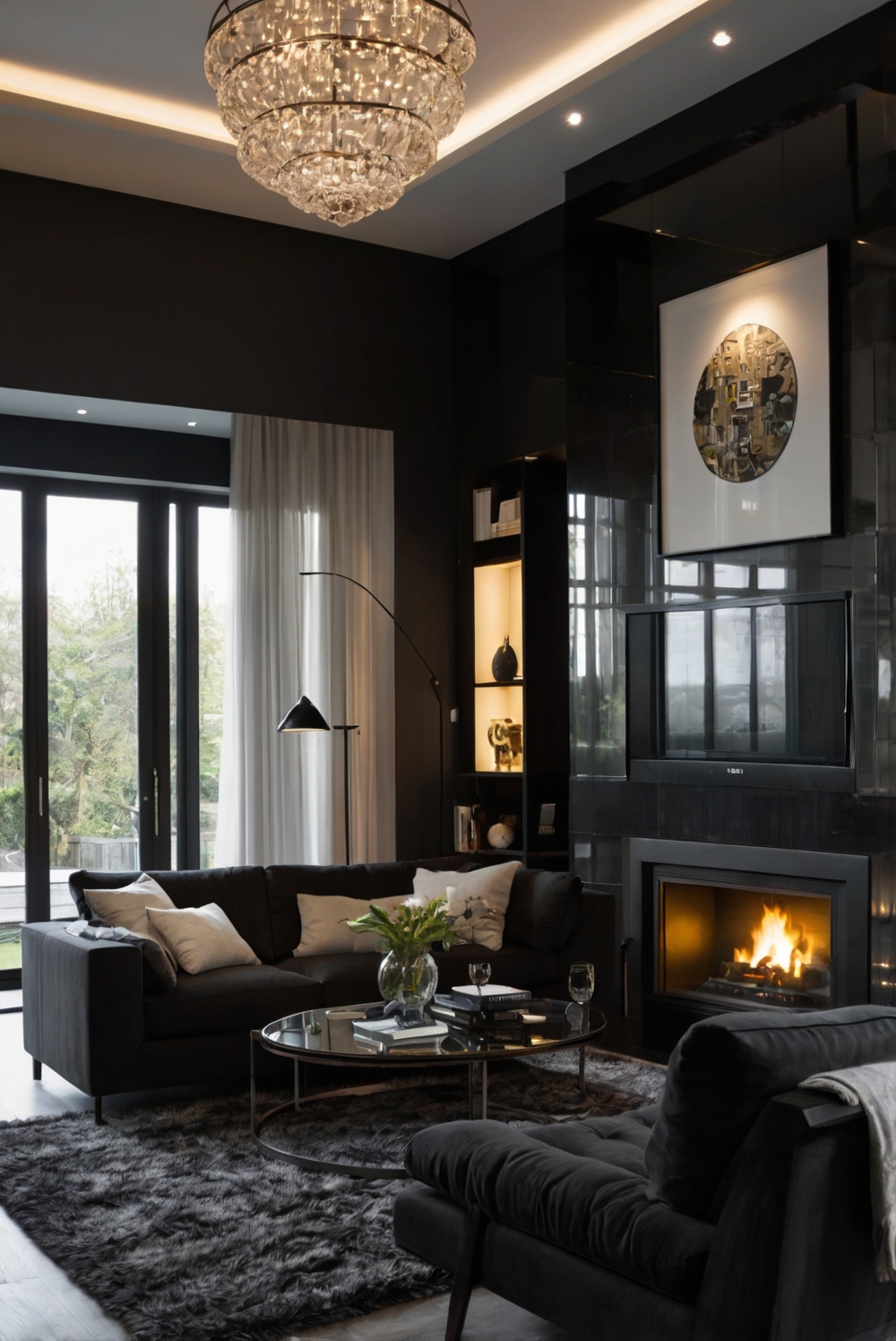 Top 5 Black Living Room Ideas: Create a Modern, Sleek Space - West Pear ...