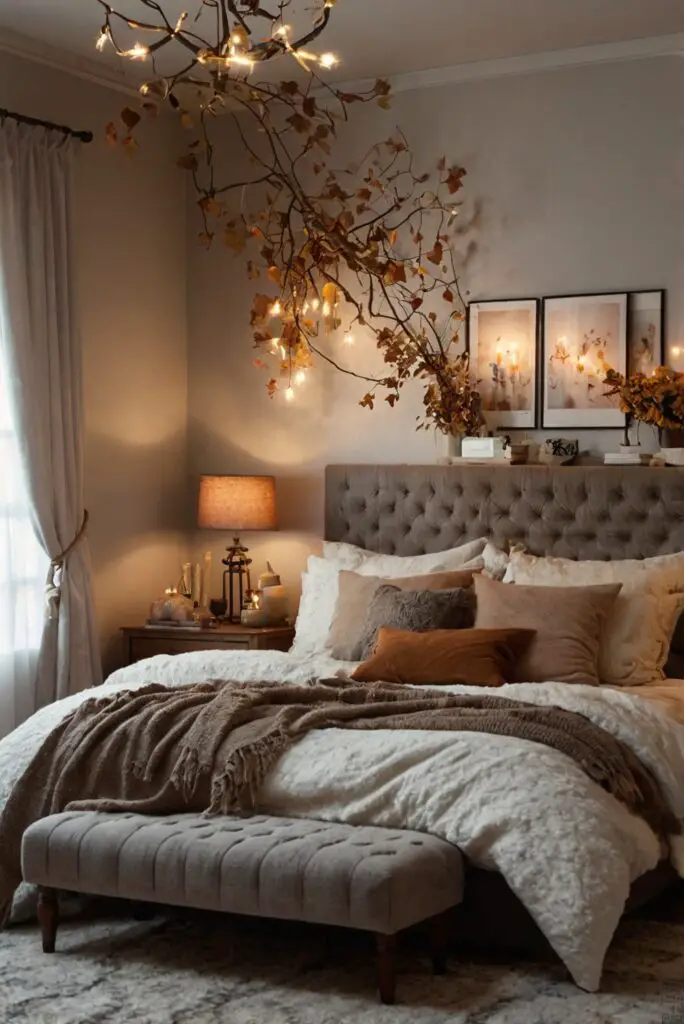 Upgrade bedroom decor, Fall bedroom makeover, Cozy bedroom design, Bedroom renovation ideas, Stylish bedroom furniture