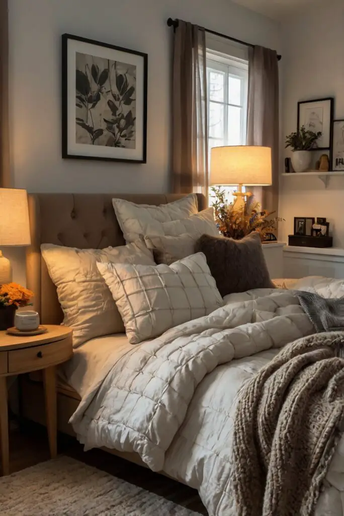 Upgrade Bedroom Decor, Modern Bedroom Design, Fall Home Decor, Bedroom Makeover Ideas, Cozy Bedroom Trends