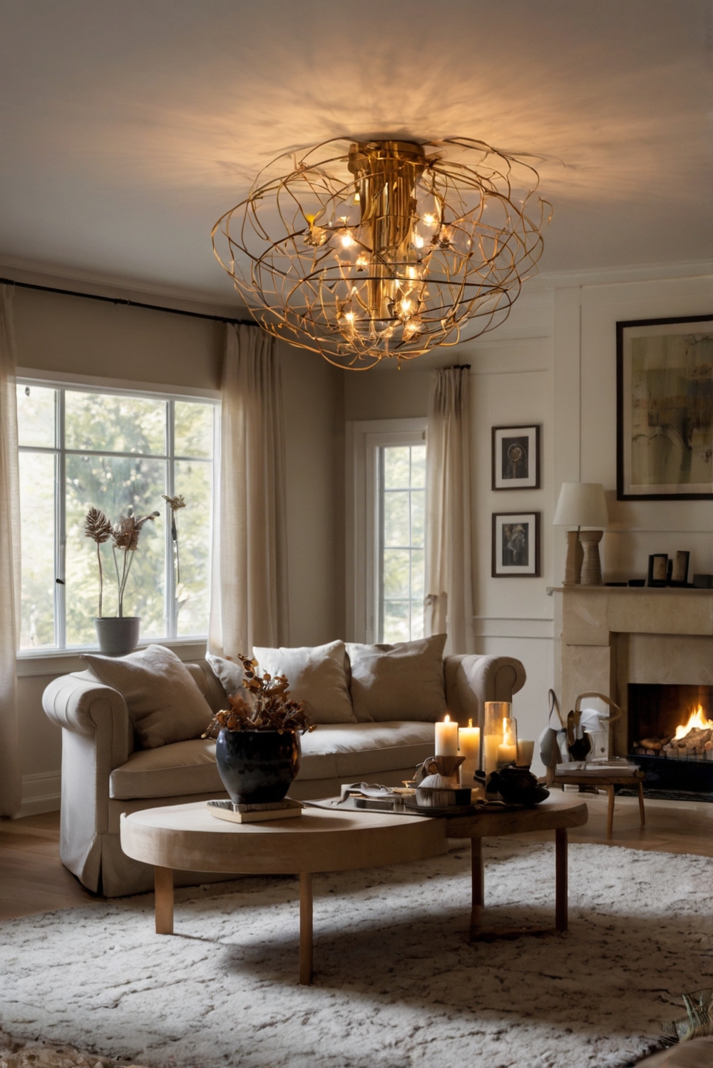 How to Design a Playful Living Room with a Bright and Energetic Color ...
