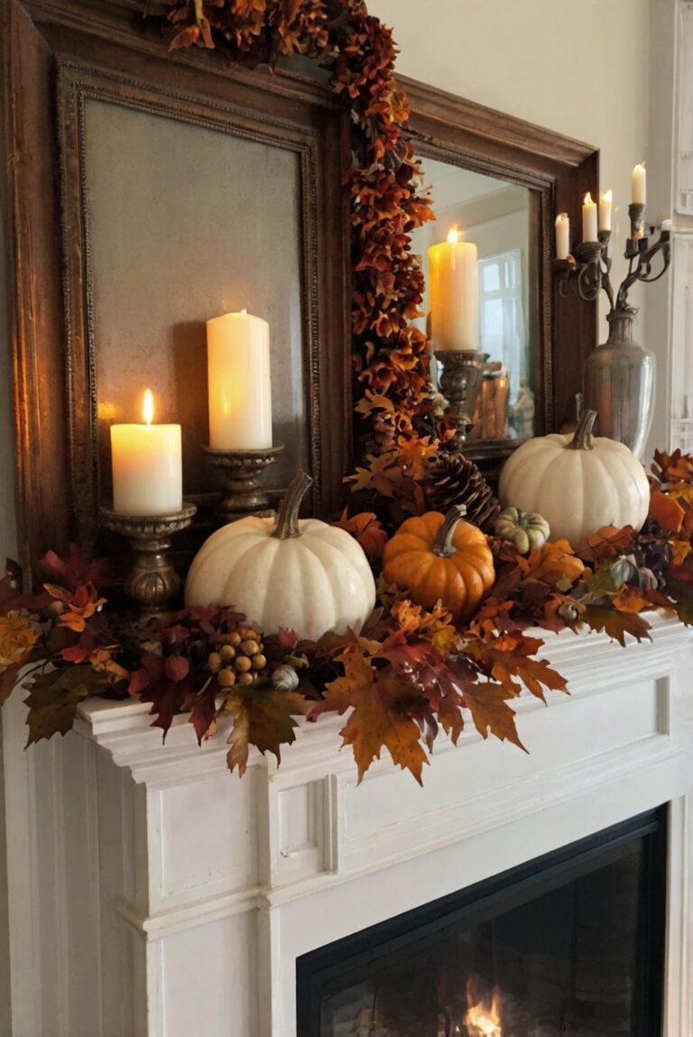 Top 5 Fall Mantle Decor Ideas to Warm Up Your Home - West Pear Interiors