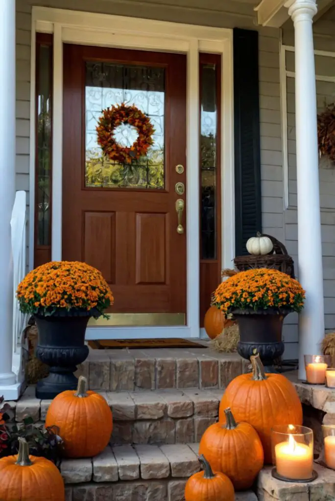 Fall porch decor, Outdoor fall decor, Autumn front porch, Fall outdoor decorations, Porch decorating ideas