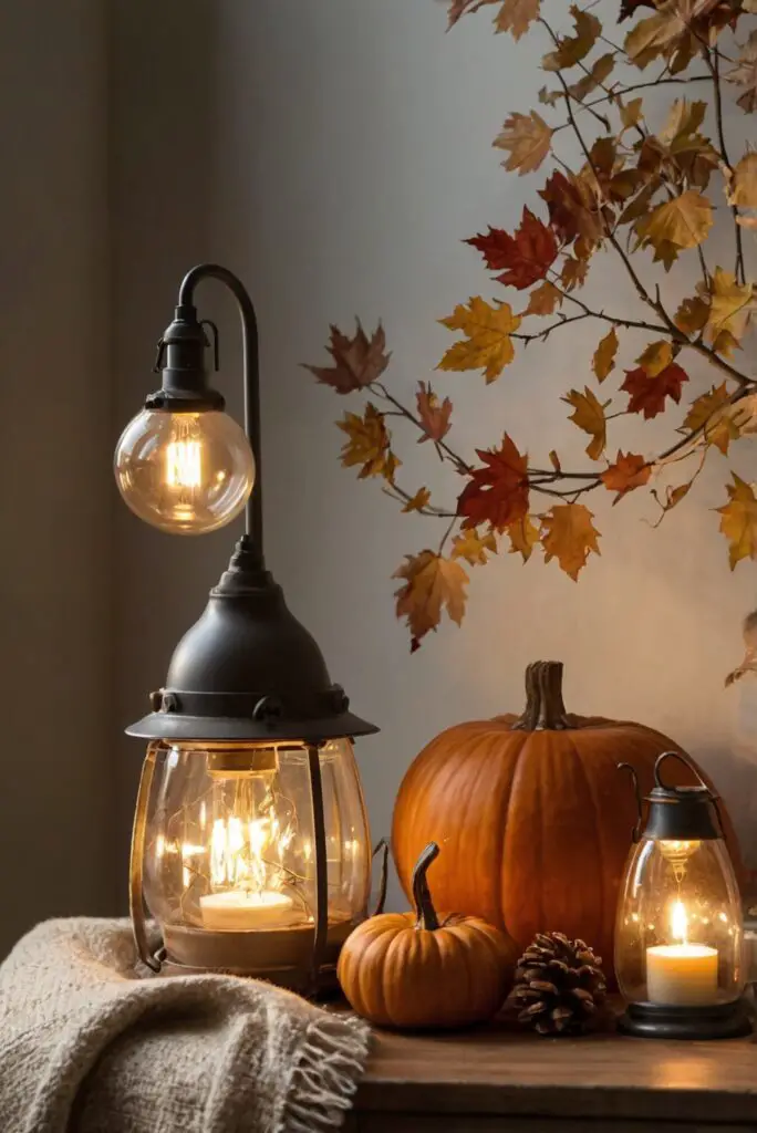 cozy room decor ideas, fall home decor, autumn room design, warm interior decorations, seasonal room updates