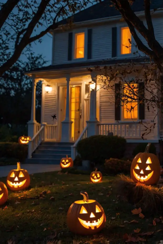 Halloween decorations, spooky home decor, eerie haunted house, haunted Halloween party, ghostly atmosphere