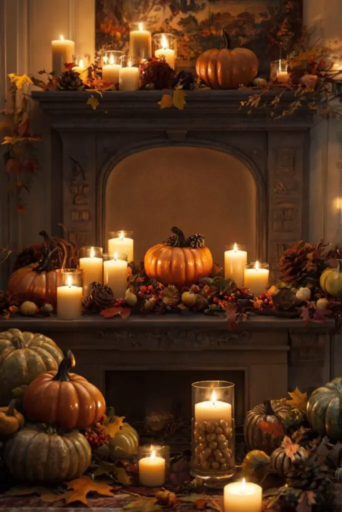 Thanksgiving decor, Home decorations, Fall accents, Seasonal ornaments, Elegant interior