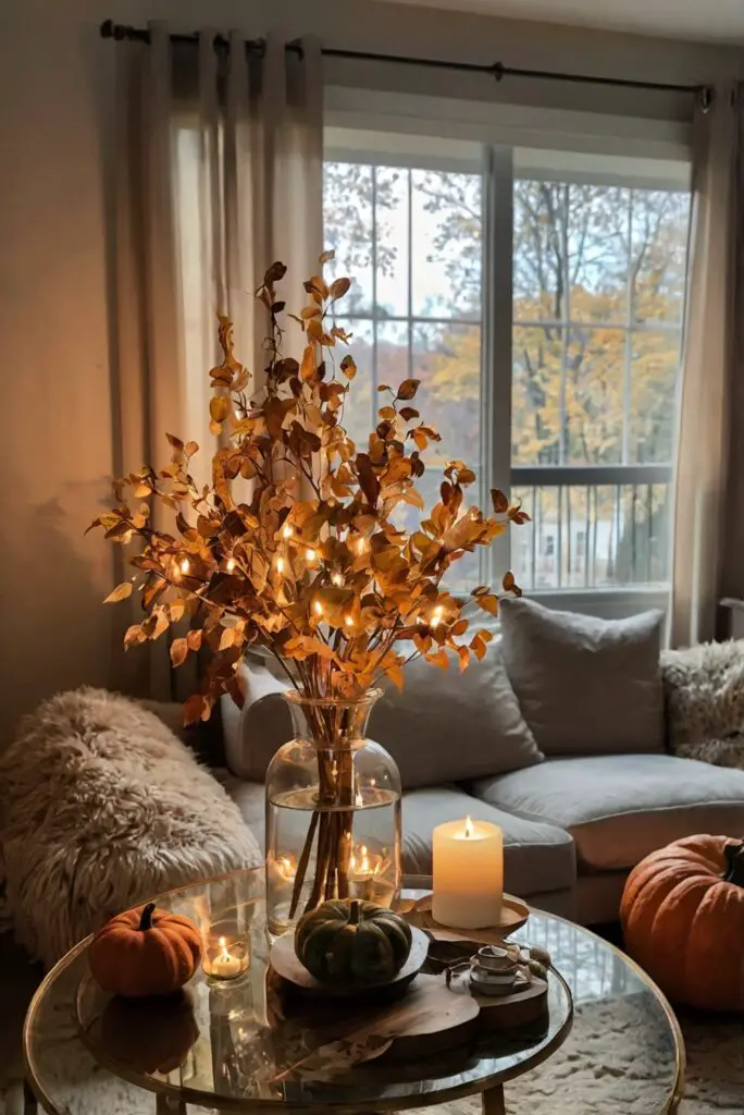 Upgrade apartment decor, Fall home decor ideas, Stylish apartment upgrades, Fall decor inspiration, Modern apartment decor