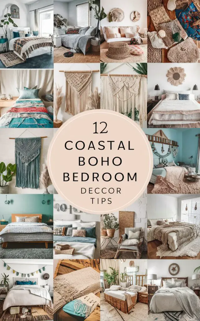 Bohemian decor, Coastal bedroom, Stylish home, Interior design, Modern boho