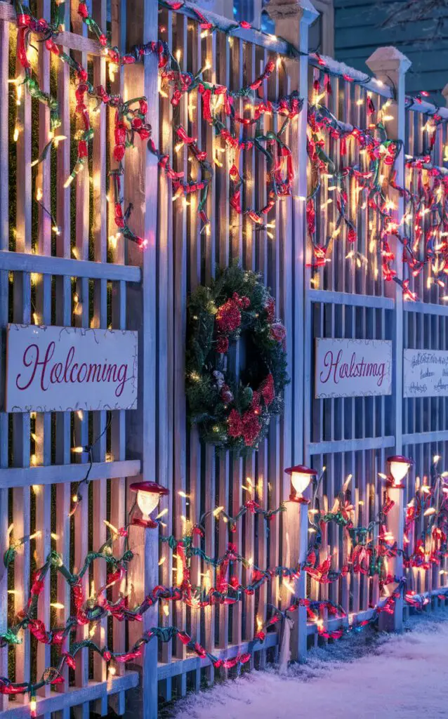 festive outdoor lighting, Christmas light display, holiday lighting service, LED light installation, decorative holiday lighting