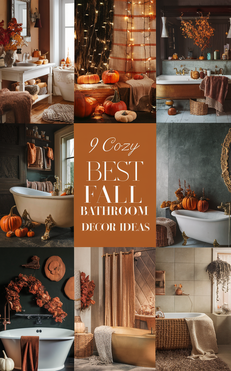 14 Best Fall Bathroom Ideas - West Pear Interiors