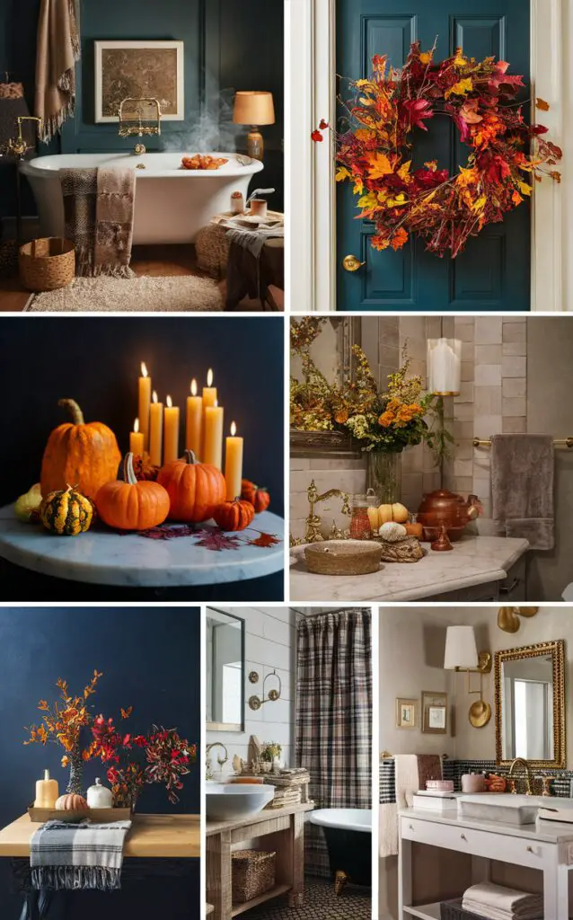 fall bathroom decor, autumn bathroom trends, luxury bathroom designs, chic bathroom accessories, stylish bathroom renovation