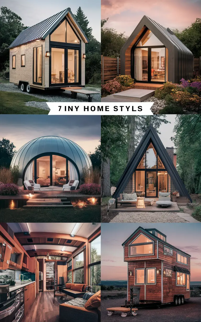 Tiny home interior design, Modern tiny house decor, Affordable tiny home furnishings, Stylish small house furniture, Compact living space accessories