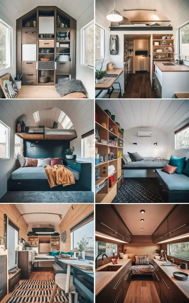 Tiny house communities, Space-saving furniture, Off-grid living, Sustainable living, DIY tiny homes