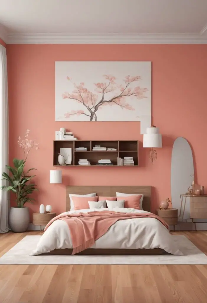 Create a Timeless Retreat: Jazz Age Coral Paint for 2024's Bedrooms