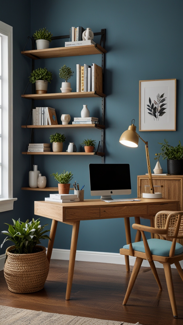 Upgrade your workspace with these 21 light blue home office designs ...