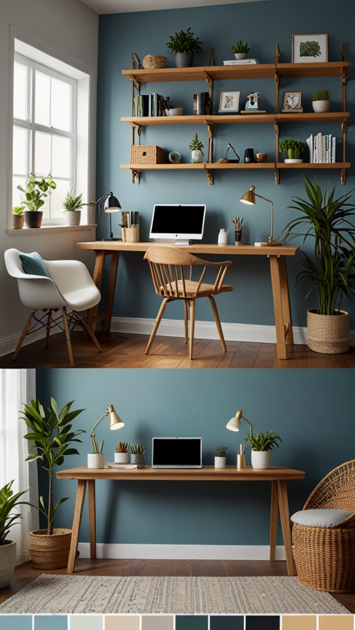 Upgrade your workspace with these 21 light blue home office designs ...