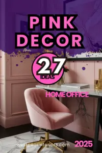 27 Inspiring Pink Office Decor Ideas for Women | 2025 Makeover & Remodel