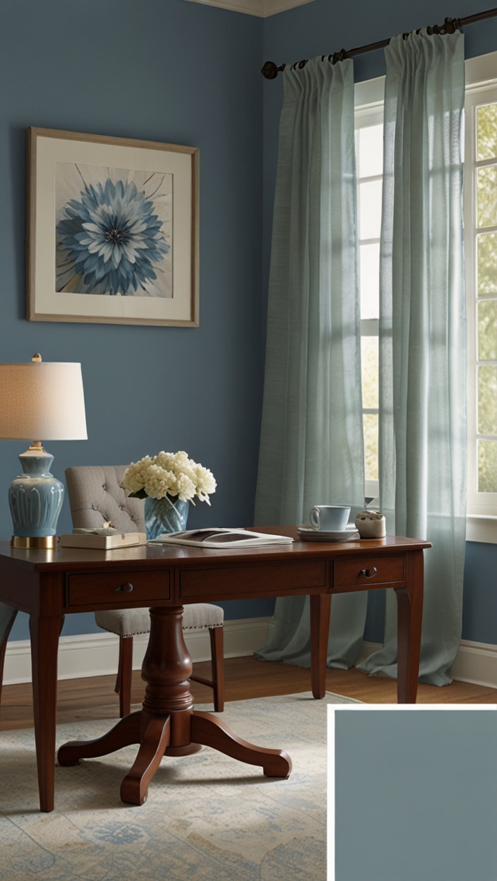 Upgrade your workspace with these 21 light blue home office designs ...