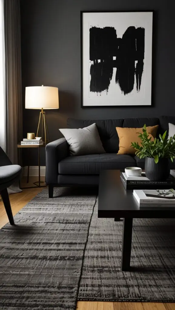  Black Couch,designer living room furniture,new Livingroom design, modern Livingroom design, 