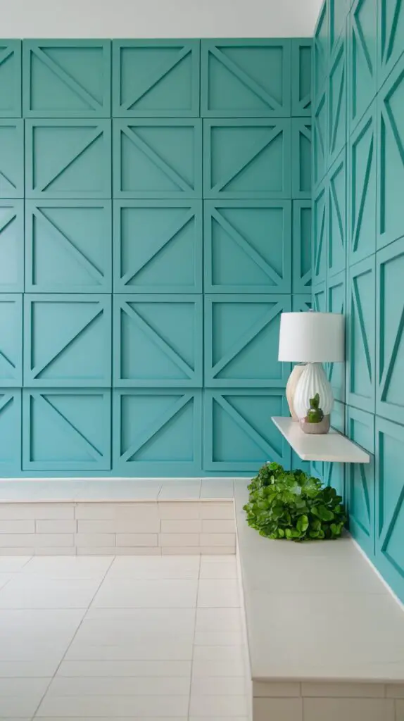 Entryway ,Turquoise ,Makeover Your Entryway,Cozy Interiors 