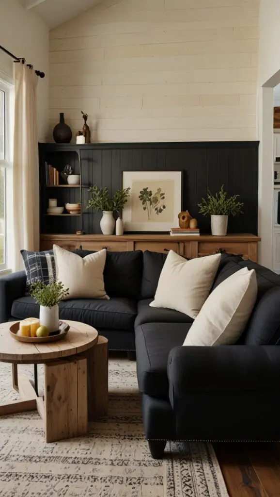  Black Couch,designer living room furniture,new Livingroom design, modern Livingroom design, 