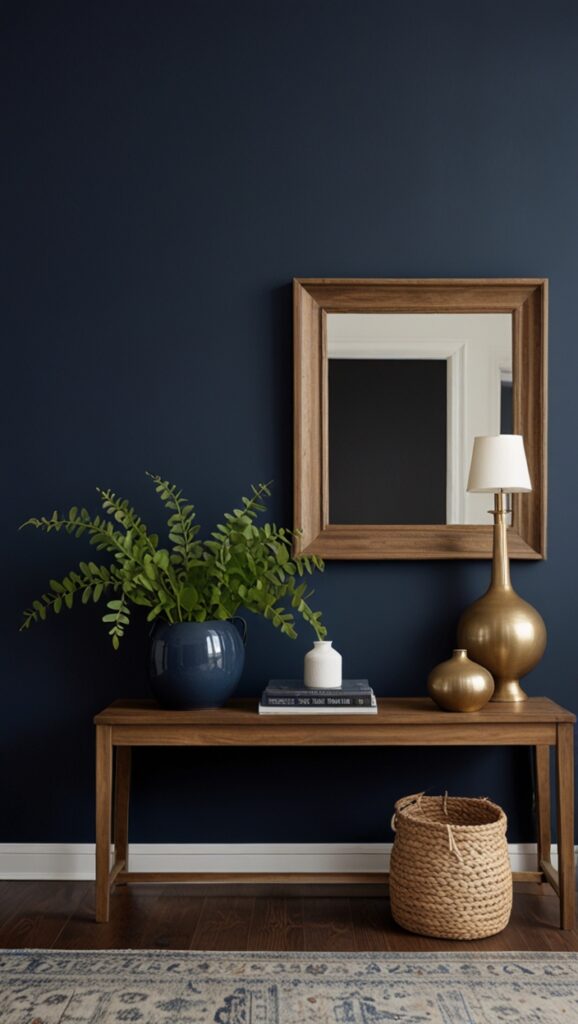 Navy Blue, Sage Green, Home Makeover, Paint Trends,Interior Refresh, Paint Palette, Color Trends, Elegant Spaces