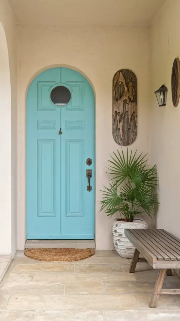 Entryway ,Turquoise ,Makeover Your Entryway,Cozy Interiors 