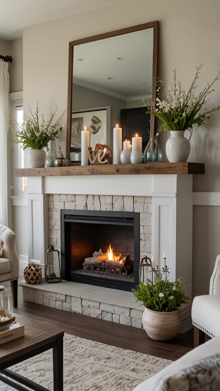Spring Mantel Decor Ideas 2025: Fresh Inspo for a Seasonal Refresh ...