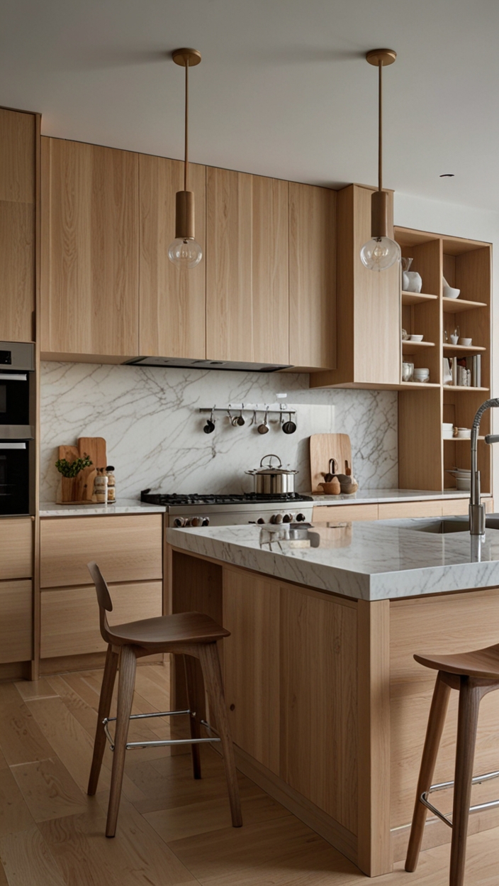 Modern Natural Wood Kitchen Cabinets Ideas Next Makeover You’ll Love ...