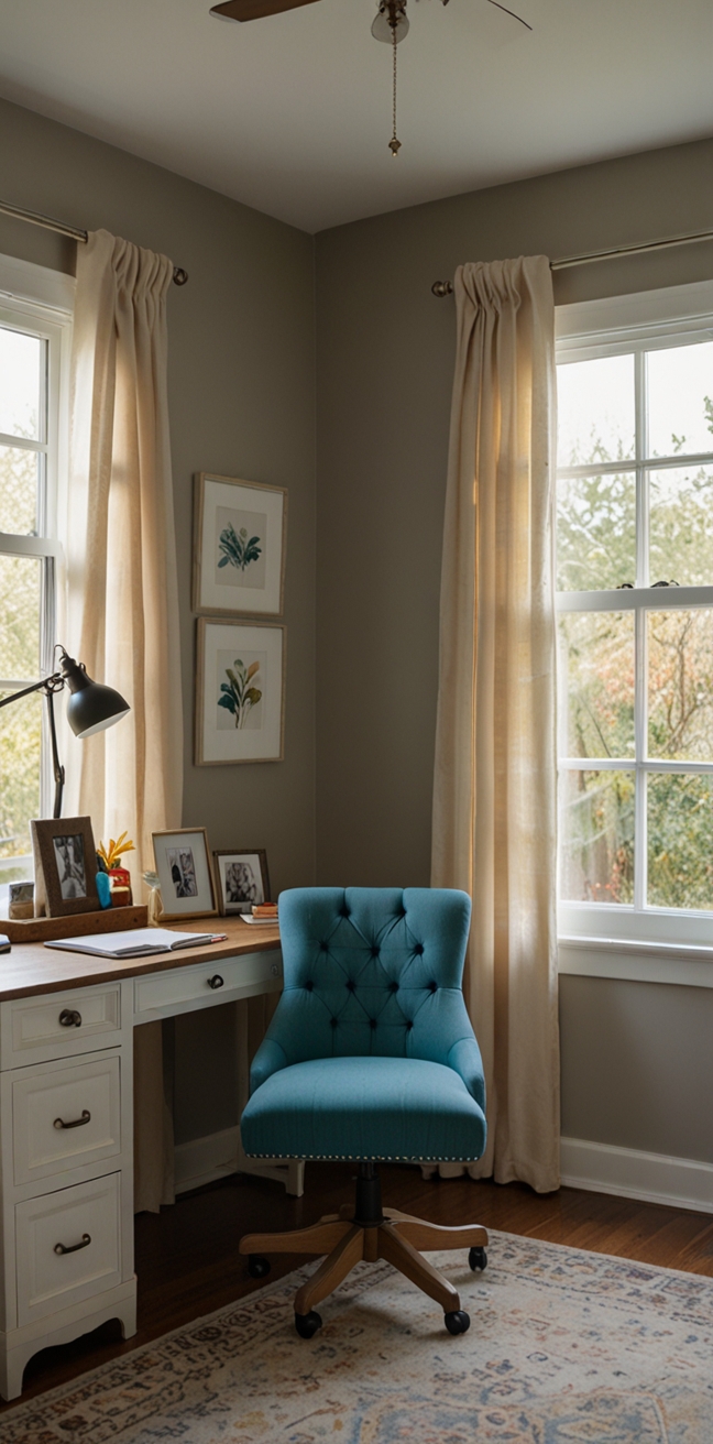 bedroom office design, home office organization, small office ideas, workspace organization, dual-purpose room