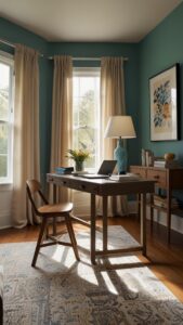 Home Office Design Ideas, Guest Room Decor, Multi-functional Furniture, Workspace Decor, Interior Design Inspiration